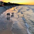 Sonnenuntergang am Strand von Binz