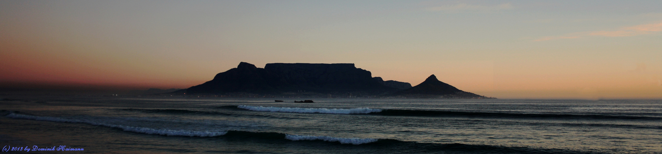 Sonnenuntergang am Strand von Blouberg