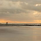 Sonnenuntergang am Strand von Bredene