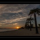 Sonnenuntergang am Strand von Cagliari