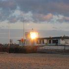 Sonnenuntergang am Strand von Cuxhaven