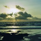 Sonnenuntergang am Strand von El Cotillo