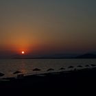 Sonnenuntergang am Strand von Fethiye