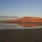 Sonnenuntergang am Strand von Fuerteventura