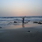 Sonnenuntergang am Strand von Fuerteventura