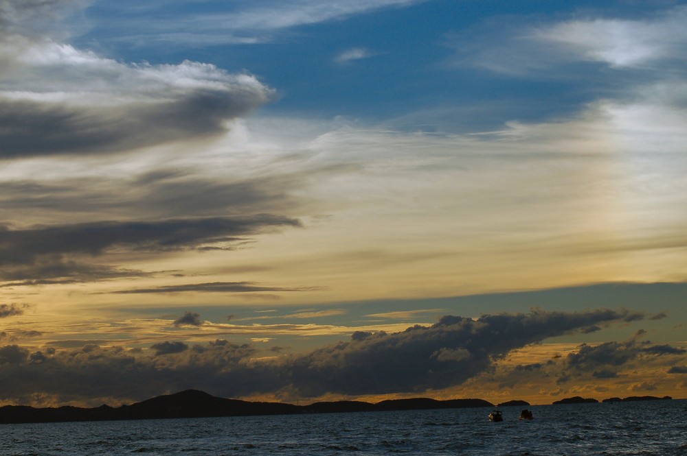 Sonnenuntergang am Strand von Jomtien