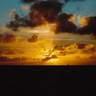 Sonnenuntergang am Strand von Juist