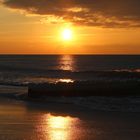 Sonnenuntergang am Strand von Kampen auf Sylt