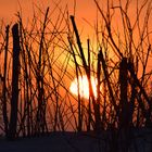 Sonnenuntergang am Strand von Kolobrzeg