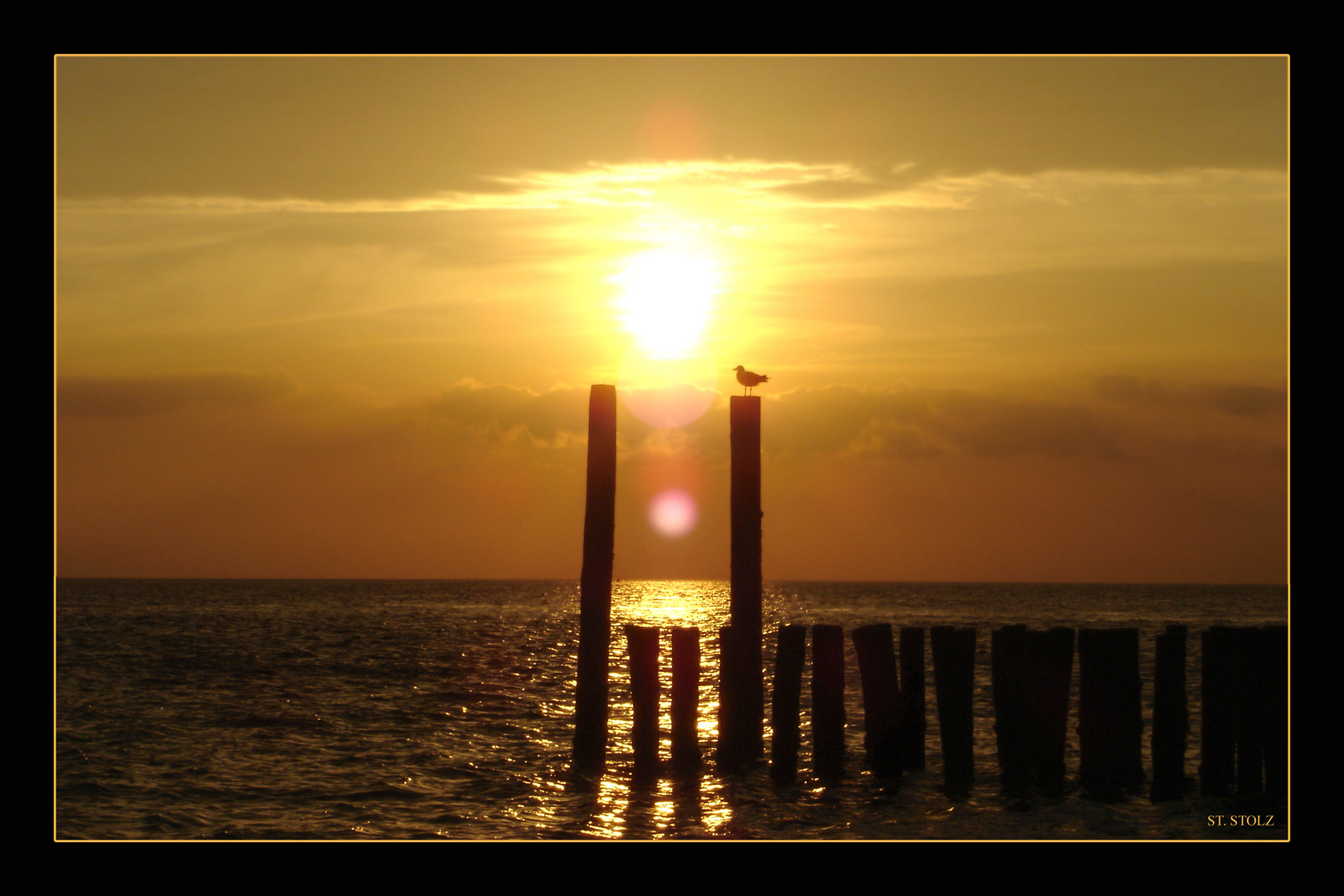 Sonnenuntergang am Strand von Koudekerke (Vlissingen)