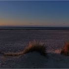 Sonnenuntergang am Strand von Langeoog - Panorama