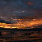 Sonnenuntergang am Strand von Lazise