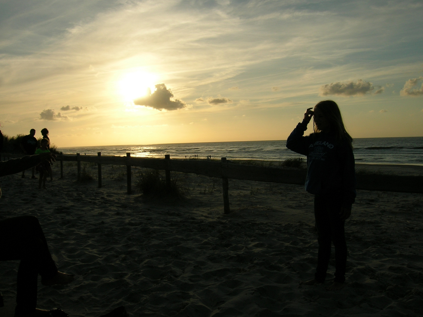 Sonnenuntergang am Strand von Nes/Ameland, Niederlande