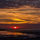 Sonnenuntergang am Strand von Nieuwvliet