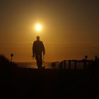 Sonnenuntergang am Strand von Noordwijk