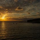 Sonnenuntergang am Strand von  Puertito II, Teneriffa