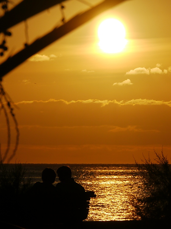 Sonnenuntergang am Strand von Puntilla – 1