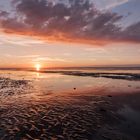 Sonnenuntergang am Strand von Schillig