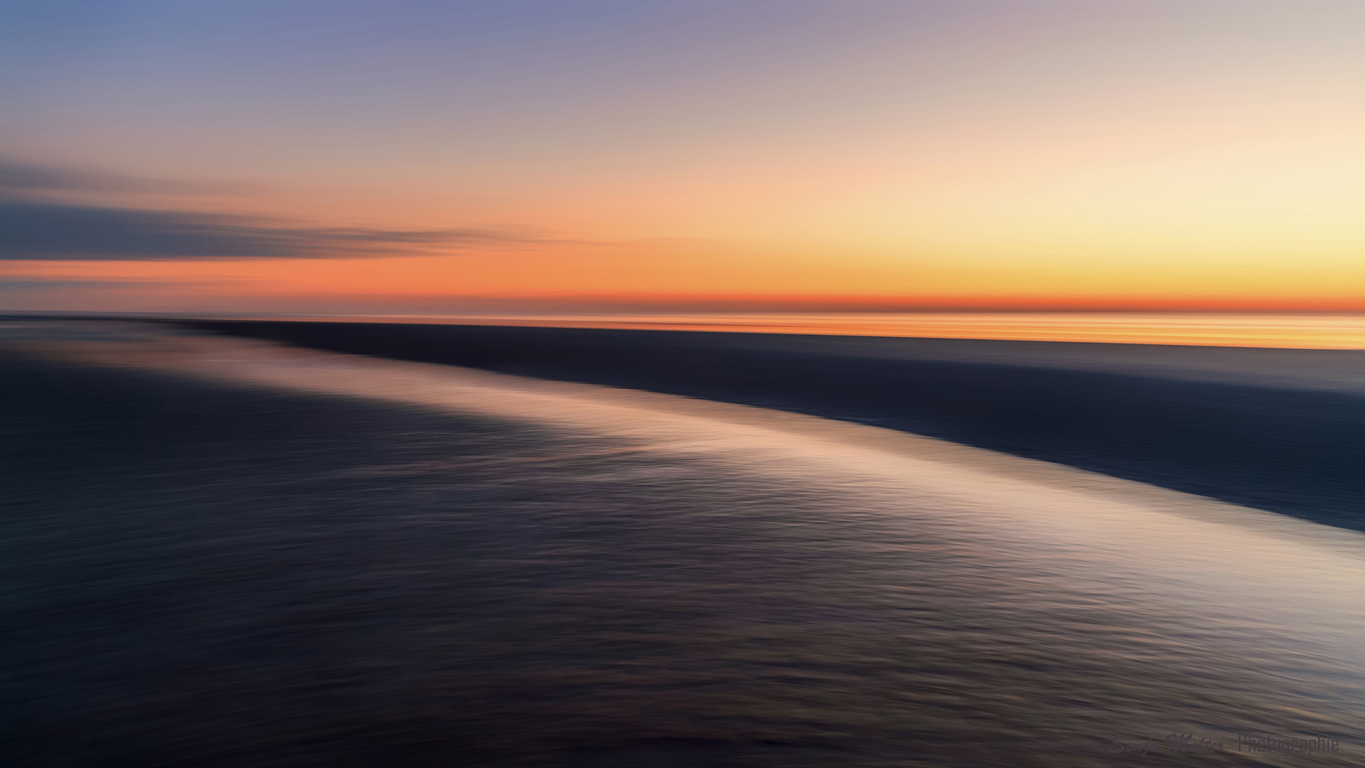 Sonnenuntergang am Strand von SPO