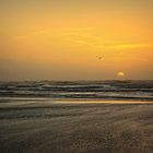 Sonnenuntergang am Strand von Sylt