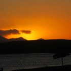 Sonnenuntergang am Strand von Tarajalejo