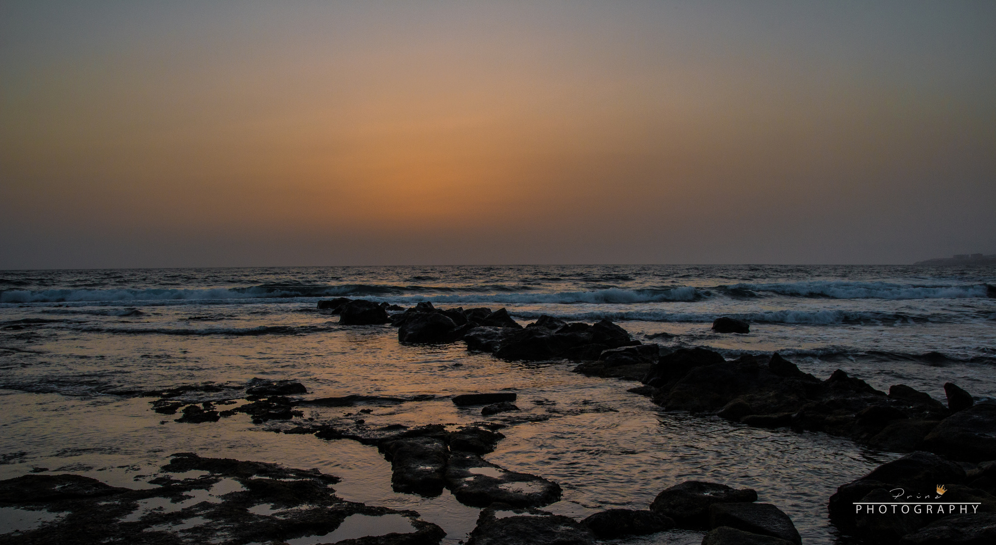 Sonnenuntergang am Strand von Teneriffa