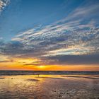 Sonnenuntergang am Strand von Texel