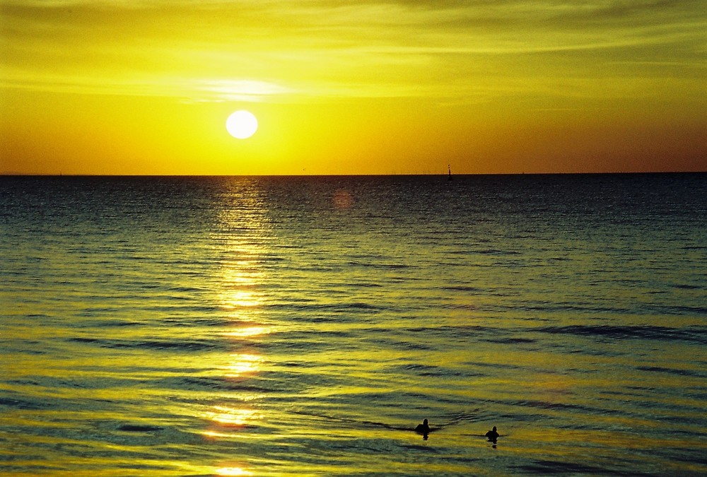 Sonnenuntergang am Strand von Timmendorf (Poel)