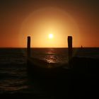 Sonnenuntergang am Strand von Vlissingen