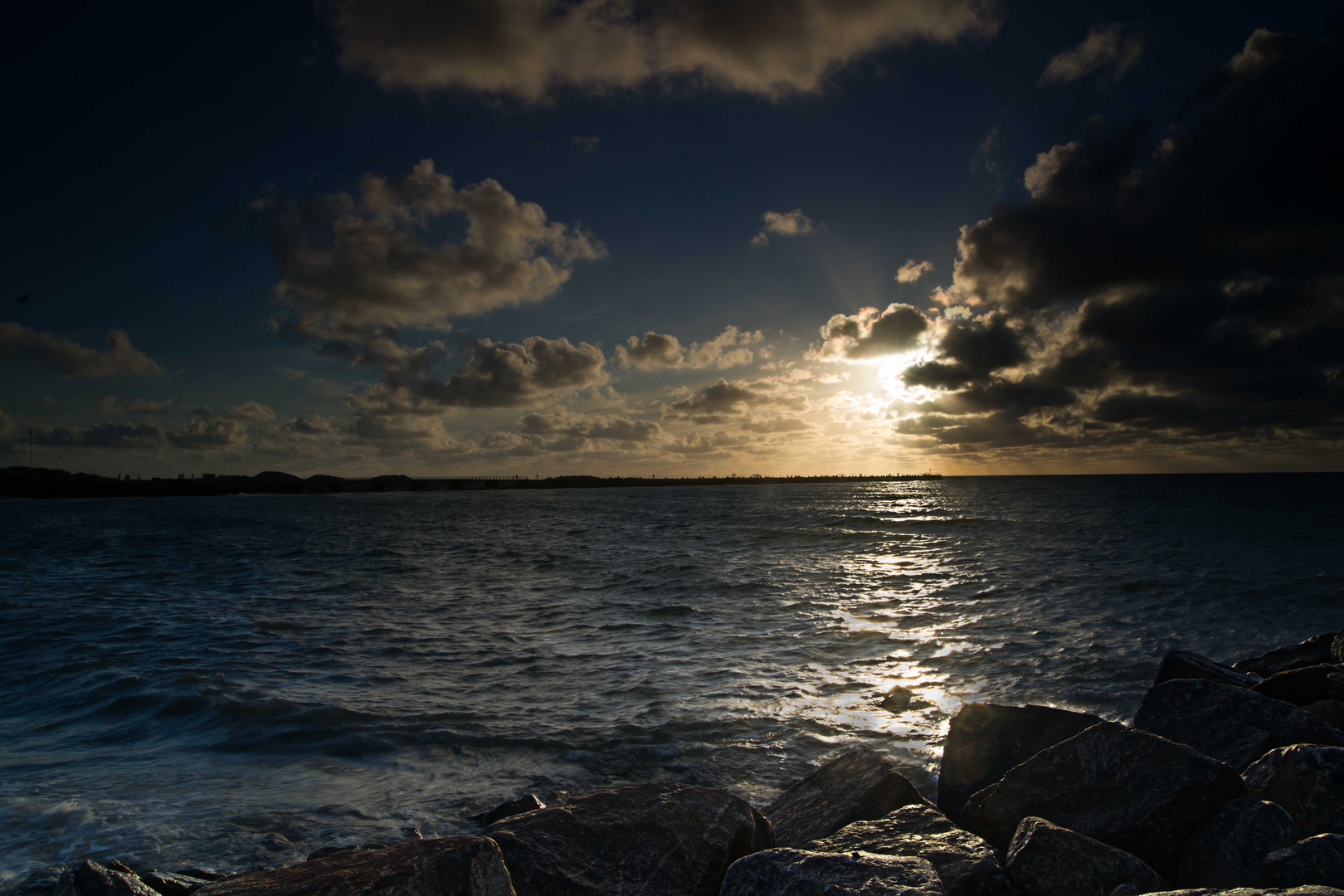 Sonnenuntergang am Strand von Vorupør 2