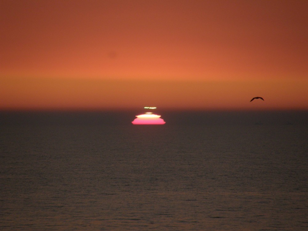 Sonnenuntergang am Strand von Wenningstedt (Sylt)