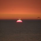 Sonnenuntergang am Strand von Wenningstedt (Sylt)