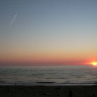 Sonnenuntergang am Strand von Zandvoort (Holland)