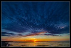 Sonnenuntergang am Strand von Zingst /2.