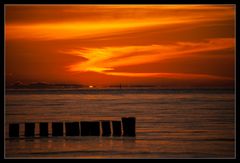 Sonnenuntergang am Strand von Zingst