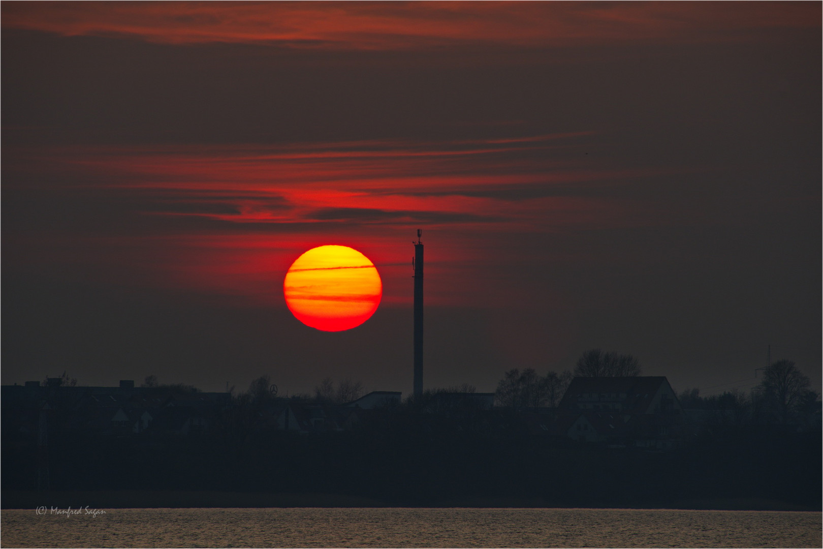 Sonnenuntergang am Strelasund