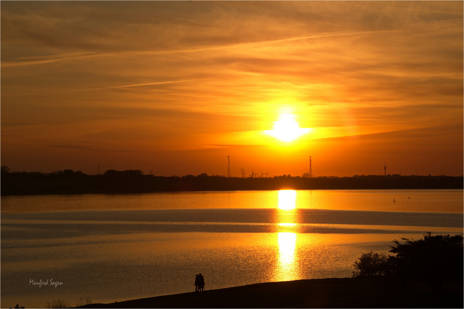 Sonnenuntergang am Strelasund