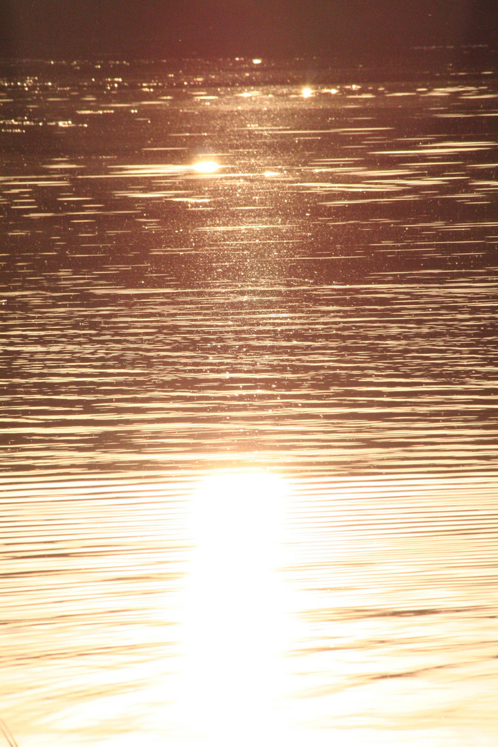 Sonnenuntergang am Ströbitzer