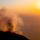 Sonnenuntergang am Stromboli