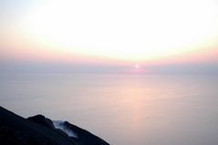 Sonnenuntergang am Stromboli I