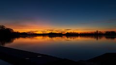 Sonnenuntergang am Südensee