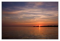 Sonnenuntergang am Südstrand