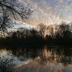 Sonnenuntergang am Südteich