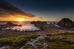 Sonnenuntergang am Sugarloaf Rock