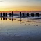 Sonnenuntergang am Surfstrand