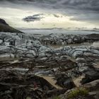 Sonnenuntergang am Svinafellsjökull