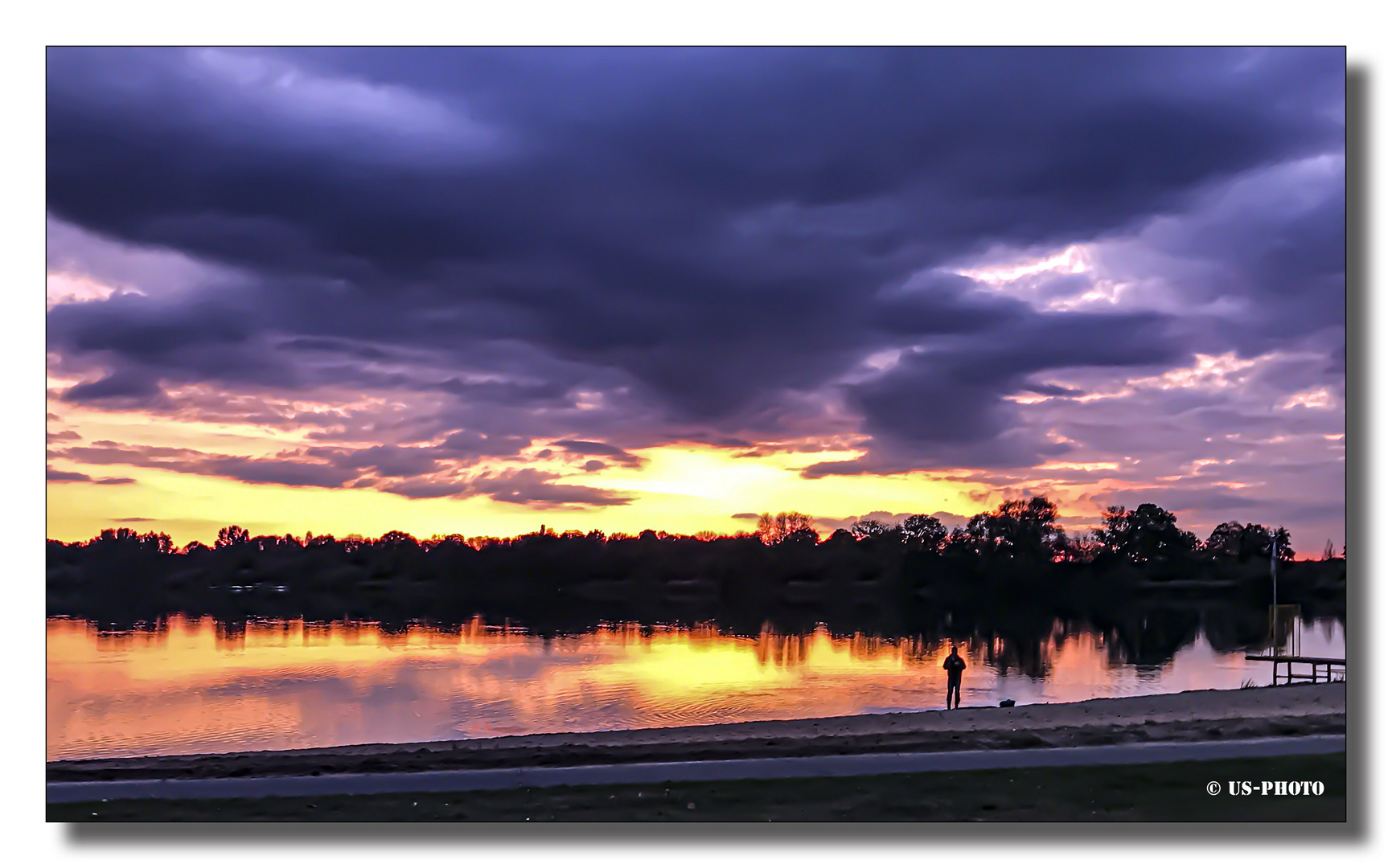 Sonnenuntergang am SZ See