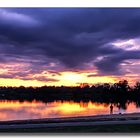 Sonnenuntergang am SZ See