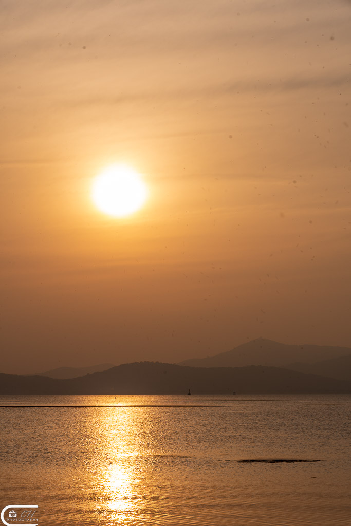 Sonnenuntergang am Tai Hu Lake Suzhou 3