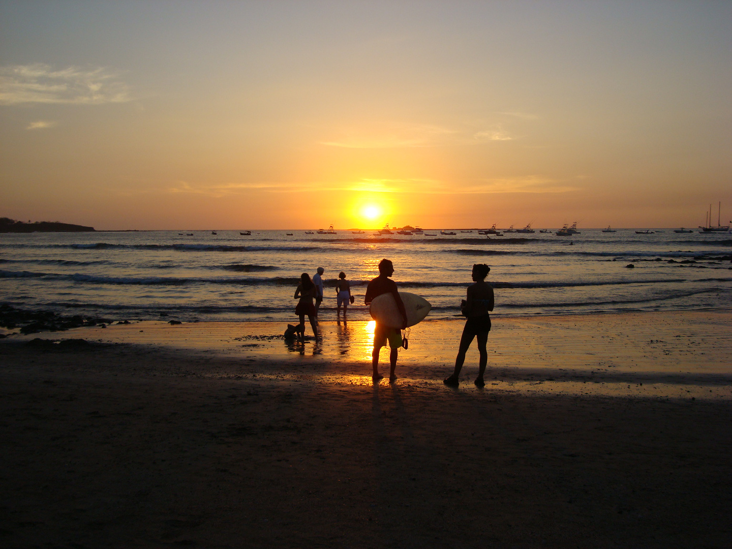 Sonnenuntergang am Tamarindostrand